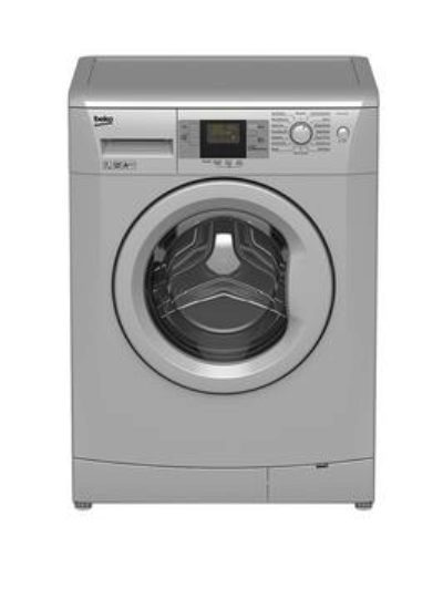 Beko Wmb71543S 7Kg Load, 1500 Spin Washing Machine - Silver Beko Wmb71543S 7Kg Load, 1500 Spin Washing Machine - Silver